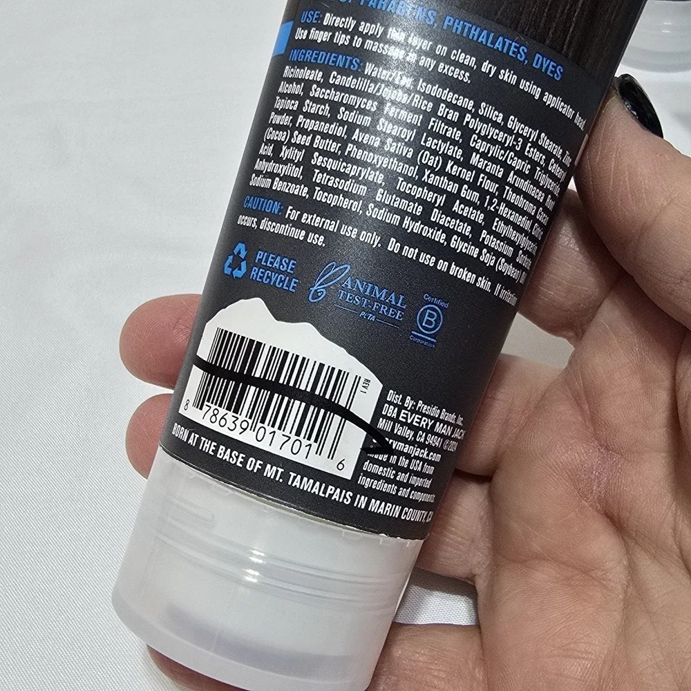 Every Man Jack Below the Belt‎ Deodorant Lotion 24 HR Protection